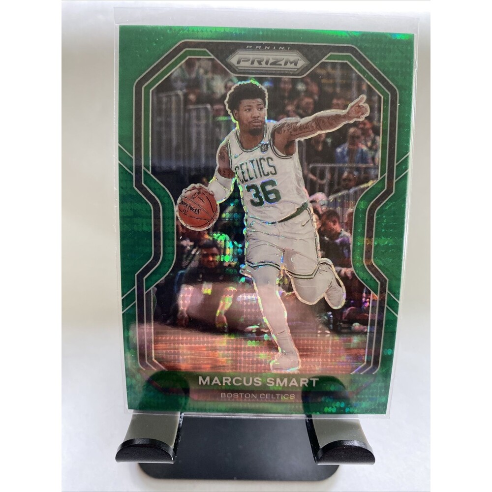 2020-21 Panini Prizm Numbered 05/25 Marcus Smart Green Boston Celtics #97